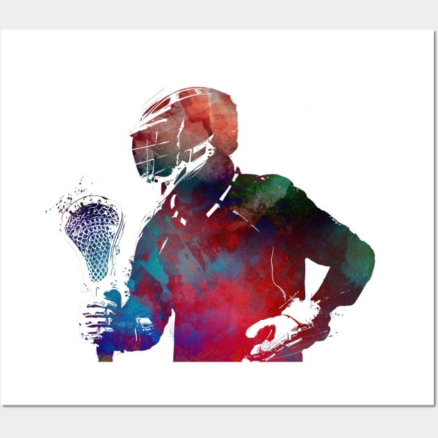 lacrosse sport art #lacrosse #sport Wall Art by JBJart